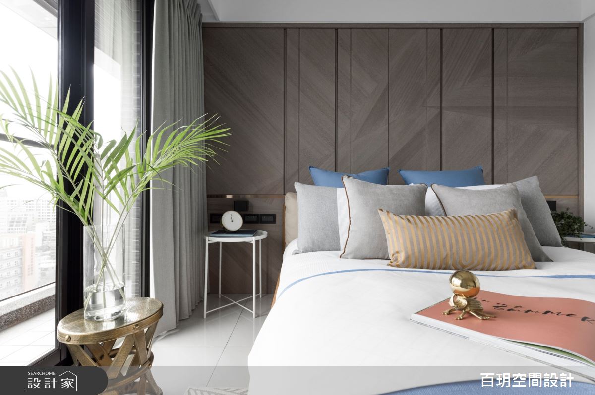 73坪新成屋(5年以下)＿混搭風臥室案例圖片＿百玥空間設計＿百玥_暮色普魯士之18