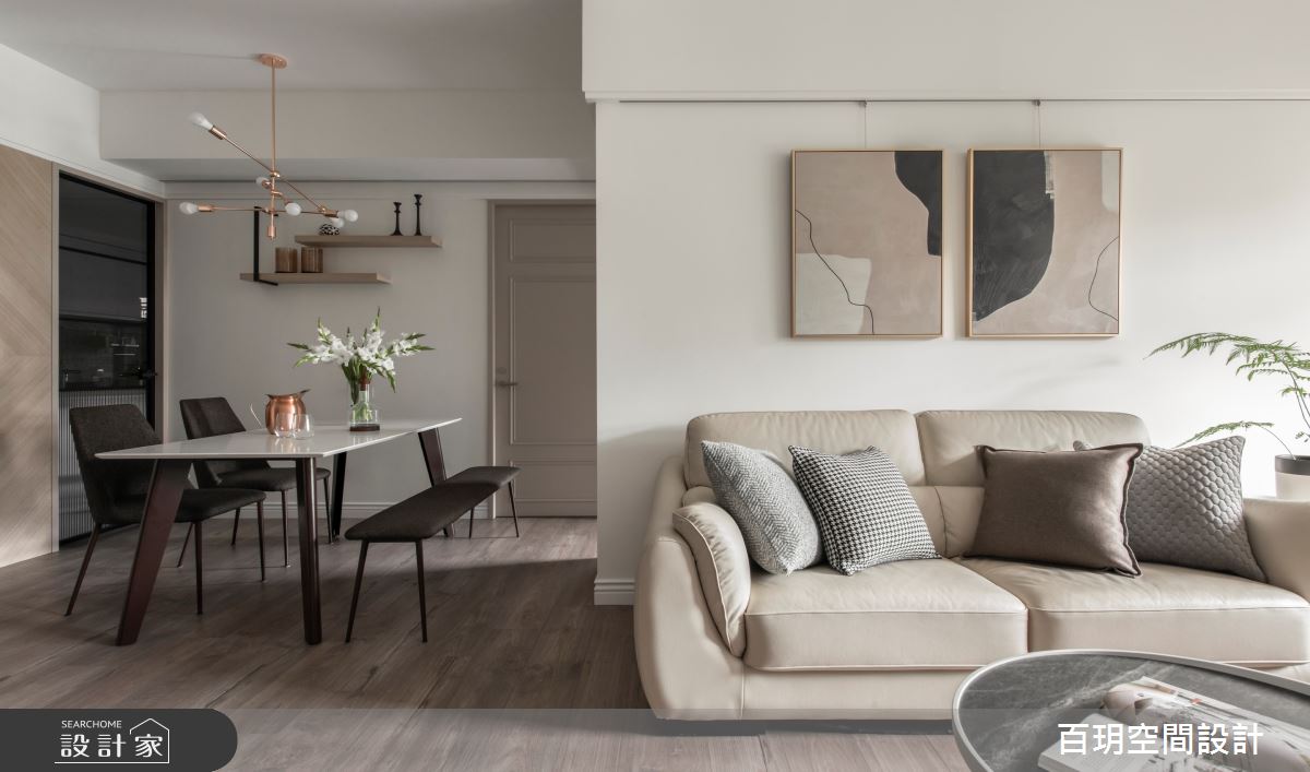 50坪中古屋(5~15年)＿混搭風客廳餐廳案例圖片＿百玥空間設計＿百玥_蕭邦狂想曲之7
