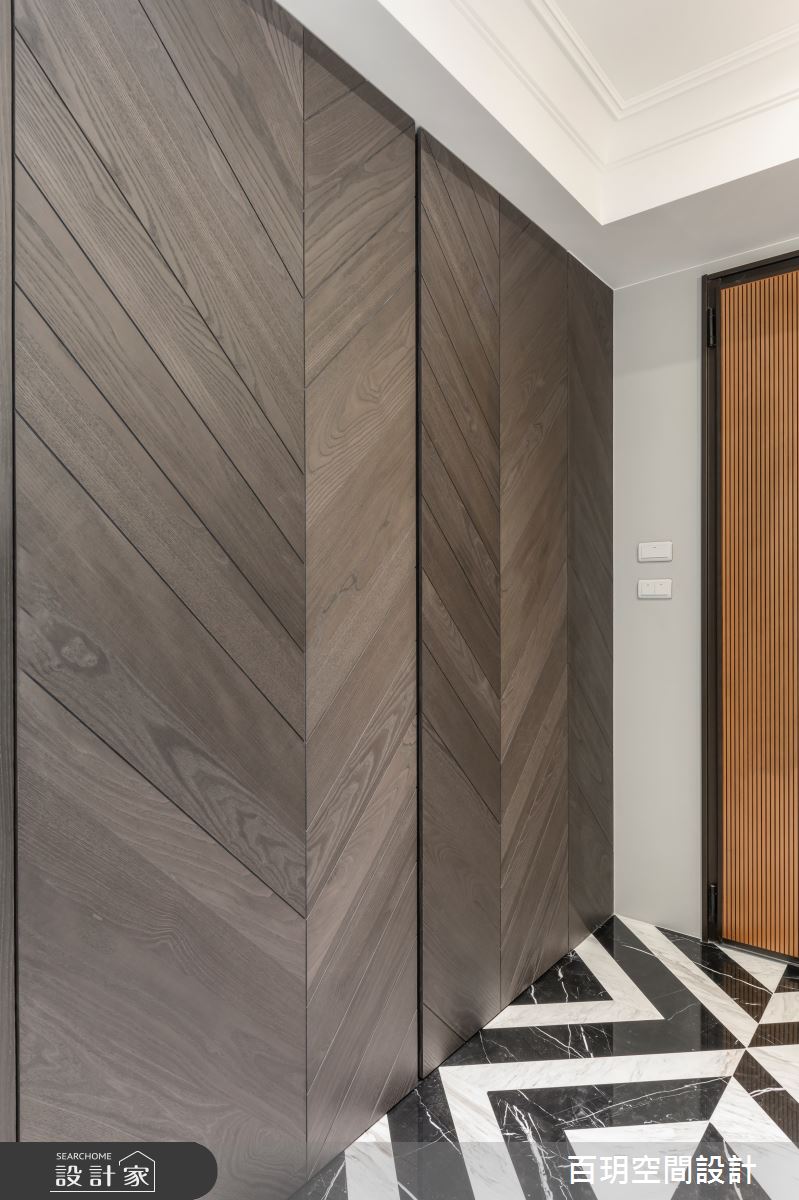 152坪中古屋(5~15年)＿現代風玄關案例圖片＿百玥空間設計＿百玥_隱．園之1