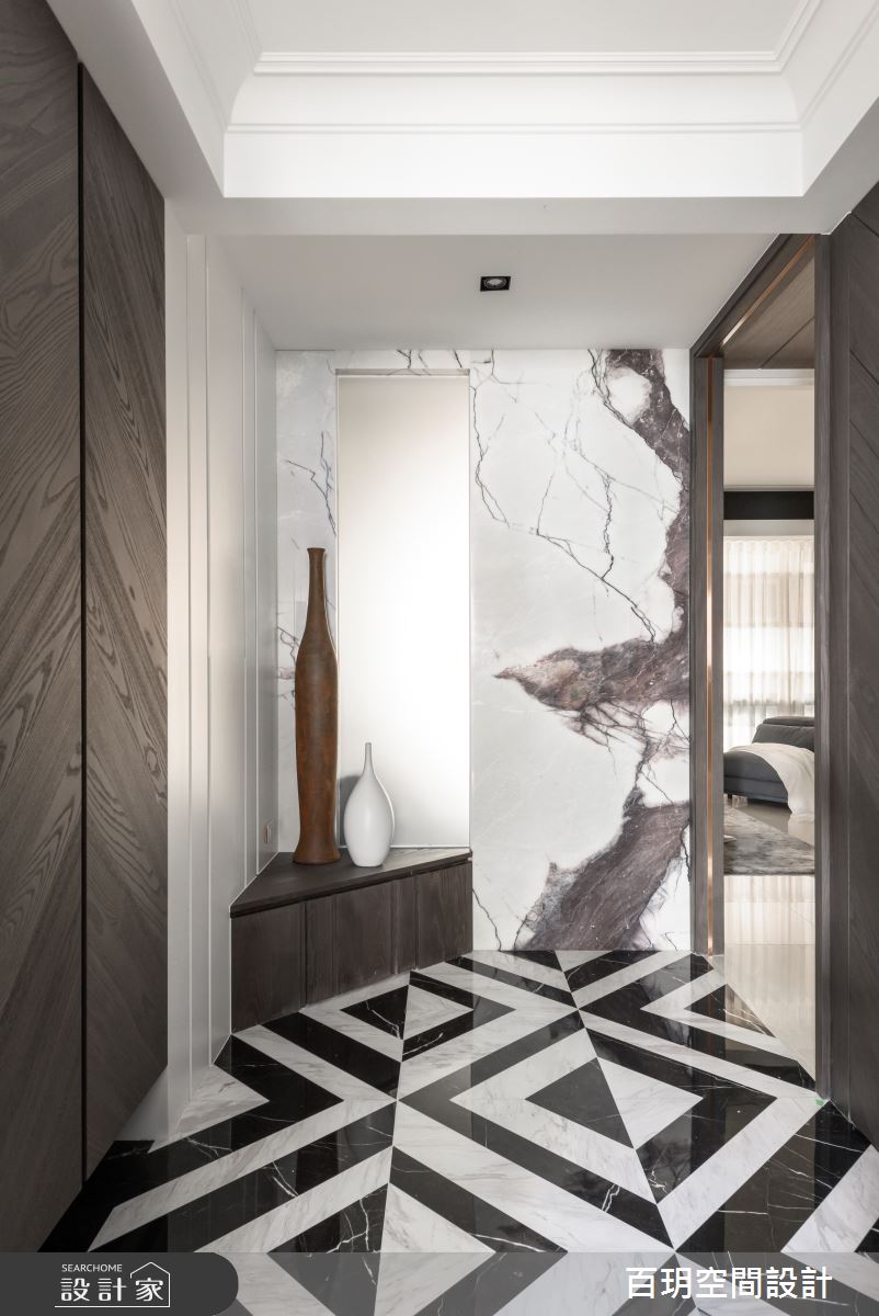 152坪中古屋(5~15年)＿現代風玄關案例圖片＿百玥空間設計＿百玥_隱．園之3