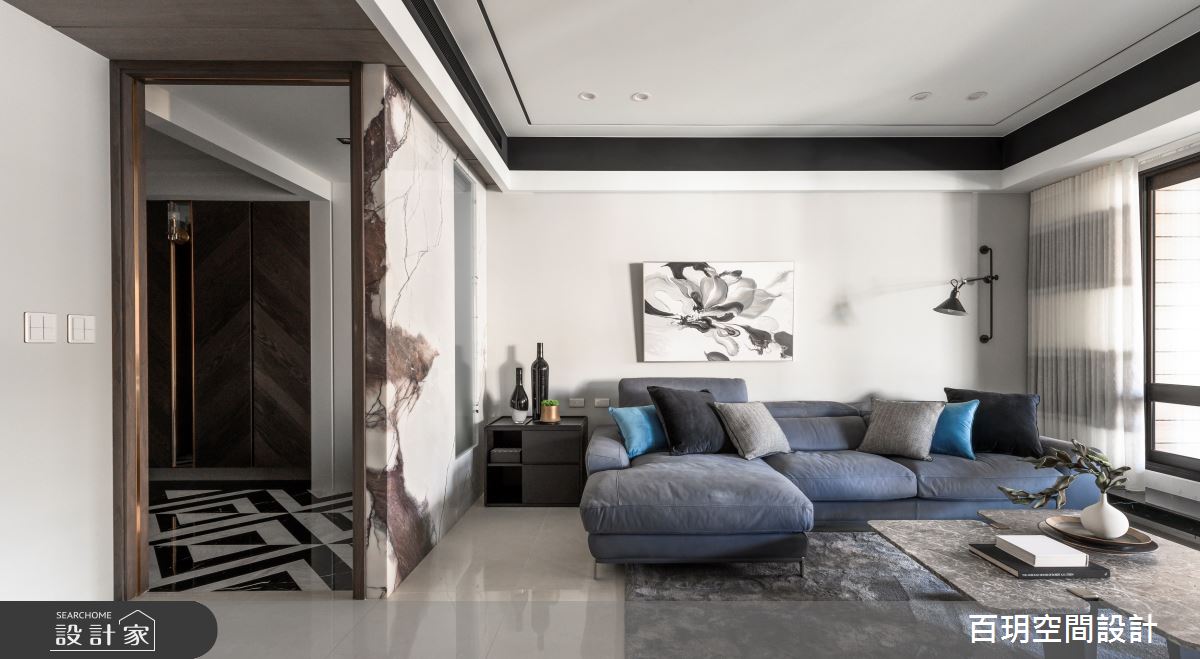 152坪中古屋(5~15年)＿現代風玄關客廳案例圖片＿百玥空間設計＿百玥_隱．園之6