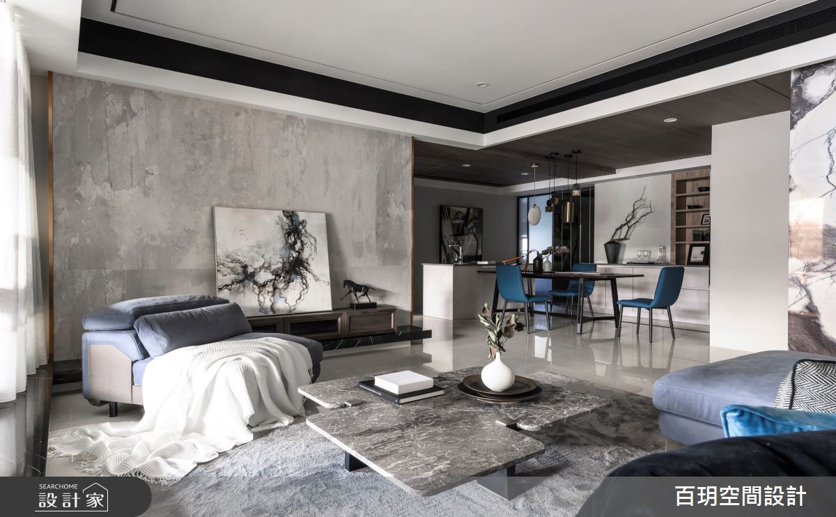 152坪中古屋(5~15年)＿現代風客廳餐廳案例圖片＿百玥空間設計＿百玥_隱．園之10