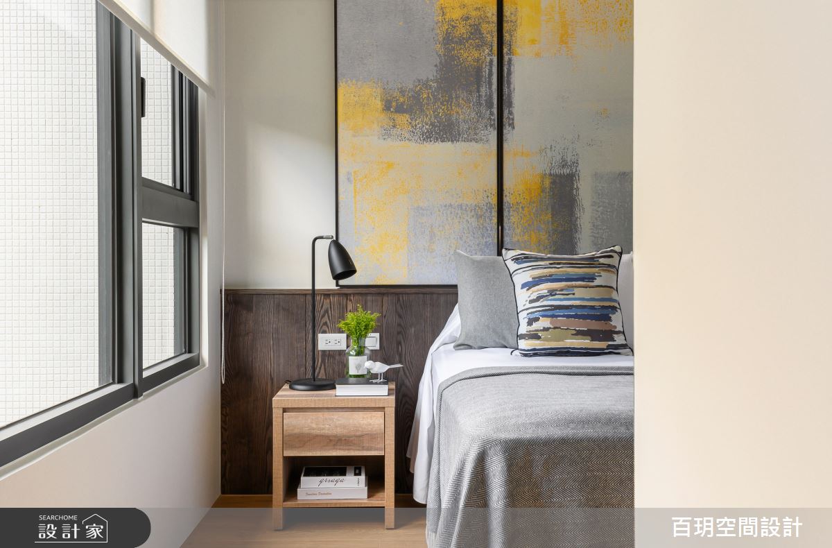 48坪新成屋(5年以下)＿混搭風臥室案例圖片＿百玥空間設計＿百玥_檸檬氣泡水之15