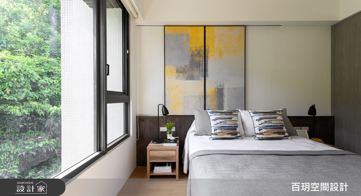 48坪新成屋(5年以下)＿混搭風臥室案例圖片＿百玥空間設計＿百玥_檸檬氣泡水之16