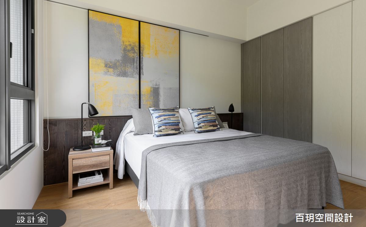 48坪新成屋(5年以下)＿混搭風臥室案例圖片＿百玥空間設計＿百玥_檸檬氣泡水之17