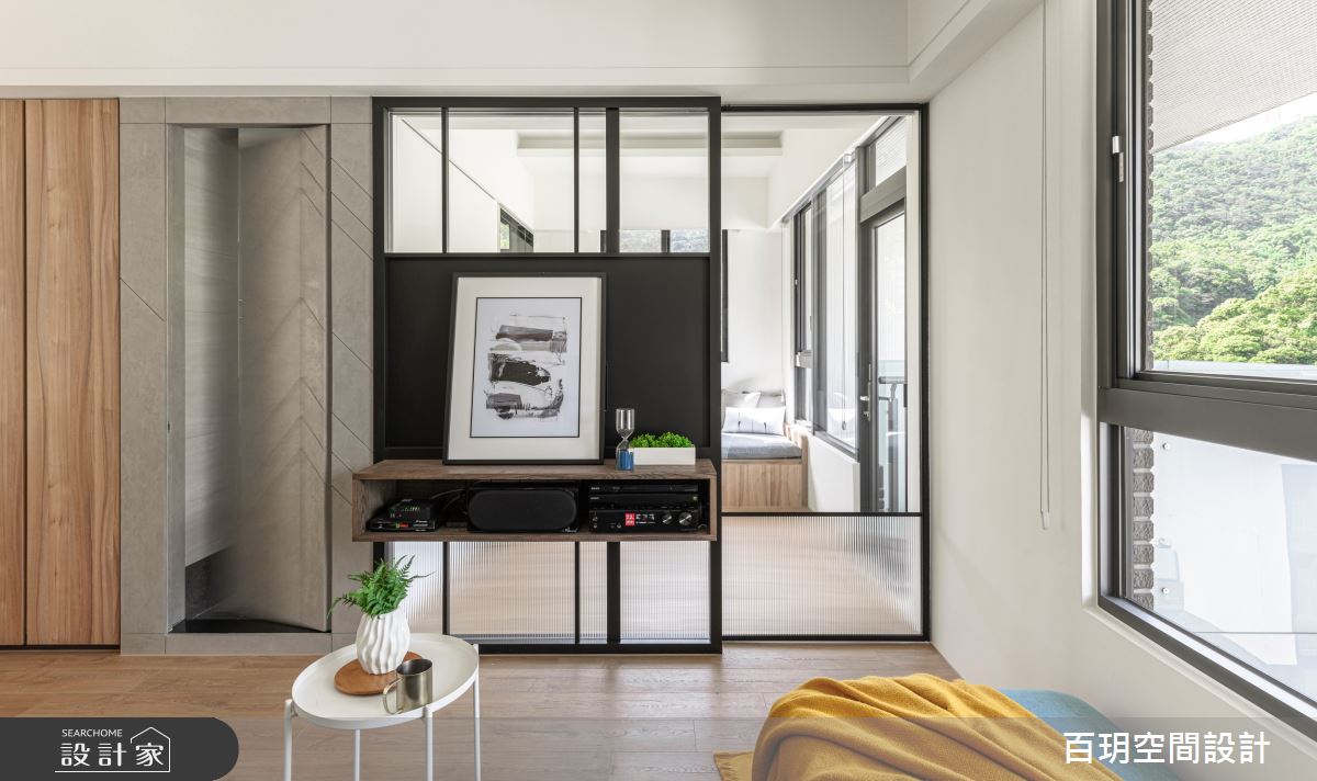 48坪新成屋(5年以下)＿混搭風客廳案例圖片＿百玥空間設計＿百玥_檸檬氣泡水之20