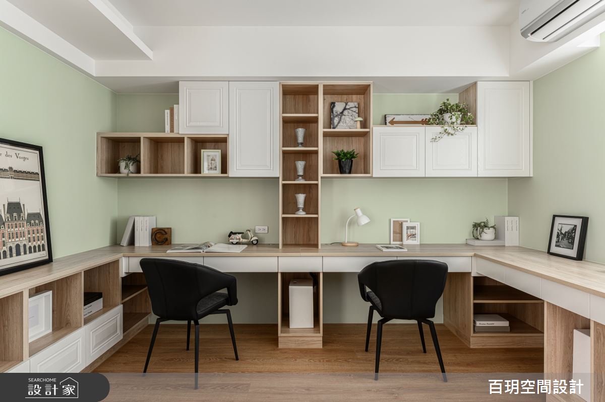 89坪中古屋(5~15年)＿美式風書房案例圖片＿百玥空間設計＿百玥_午後馬卡龍之14