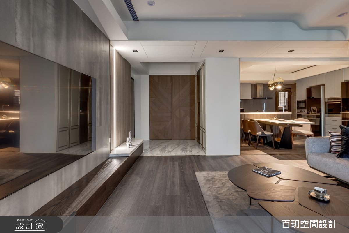 53坪新成屋(5年以下)＿混搭風玄關客廳案例圖片＿百玥空間設計＿百玥_九月誕生石之4