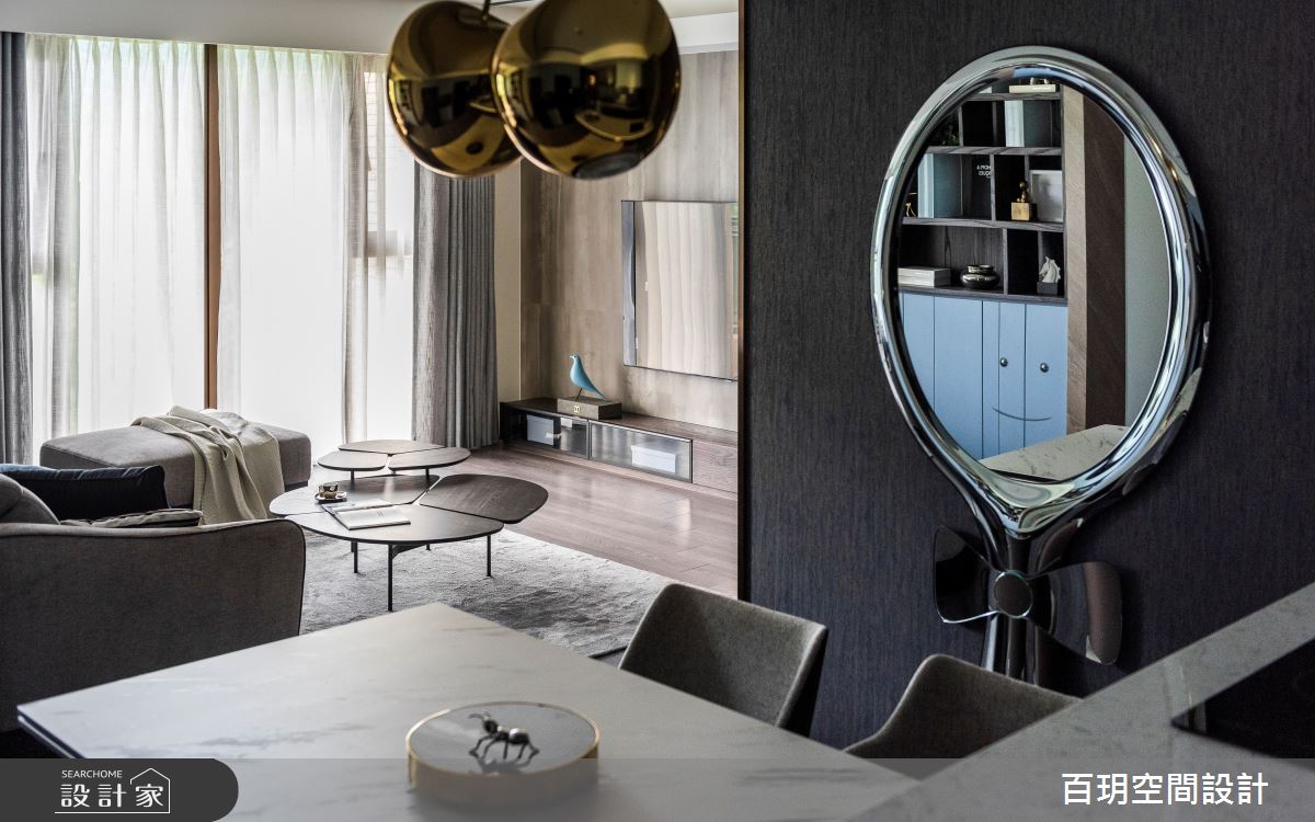 53坪新成屋(5年以下)＿混搭風客廳餐廳案例圖片＿百玥空間設計＿百玥_九月誕生石之10