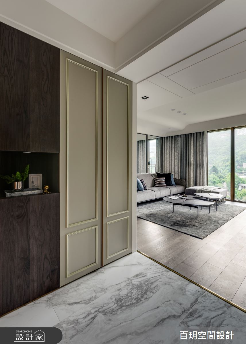 53坪新成屋(5年以下)＿混搭風玄關案例圖片＿百玥空間設計＿百玥_九月誕生石之3