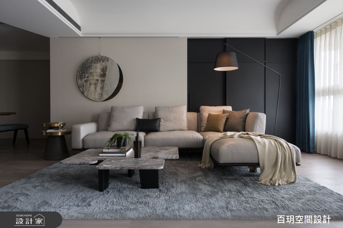 95坪新成屋(5年以下)＿混搭風客廳案例圖片＿百玥空間設計＿百玥_時光寶盒之6