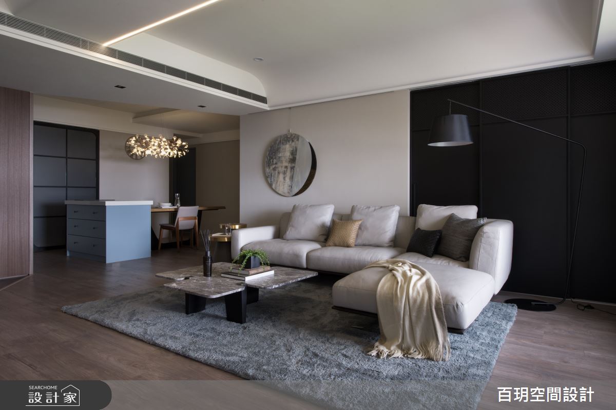 95坪新成屋(5年以下)＿混搭風客廳案例圖片＿百玥空間設計＿百玥_時光寶盒之7