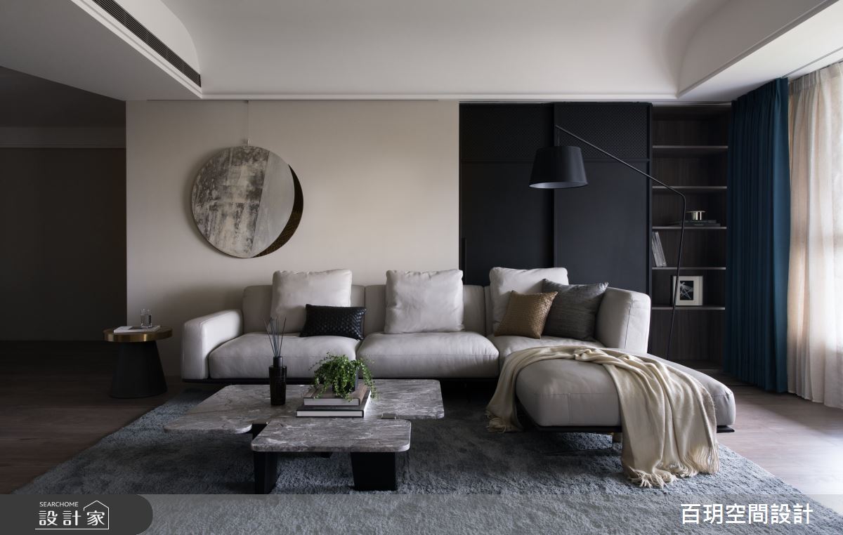 95坪新成屋(5年以下)＿混搭風客廳案例圖片＿百玥空間設計＿百玥_時光寶盒之8