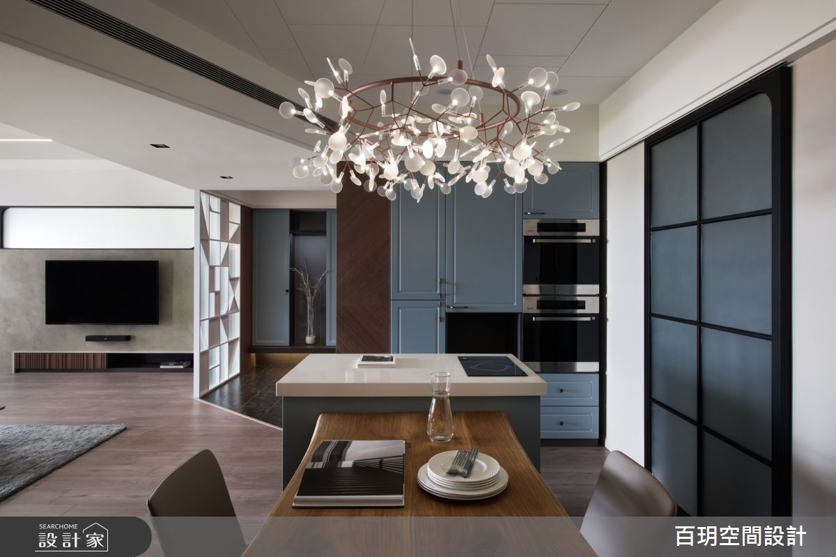 95坪新成屋(5年以下)＿混搭風玄關客廳餐廳案例圖片＿百玥空間設計＿百玥_時光寶盒之15