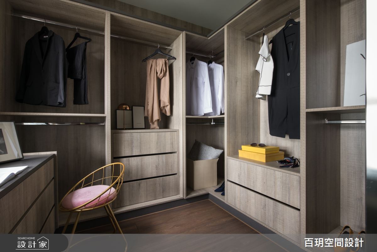 95坪新成屋(5年以下)＿混搭風更衣間案例圖片＿百玥空間設計＿百玥_時光寶盒之22