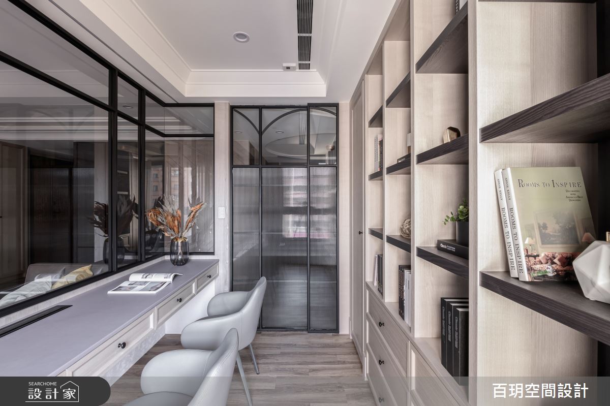 63坪新成屋(5年以下)＿美式風書房案例圖片＿百玥空間設計＿百玥_不會褪色的美之15