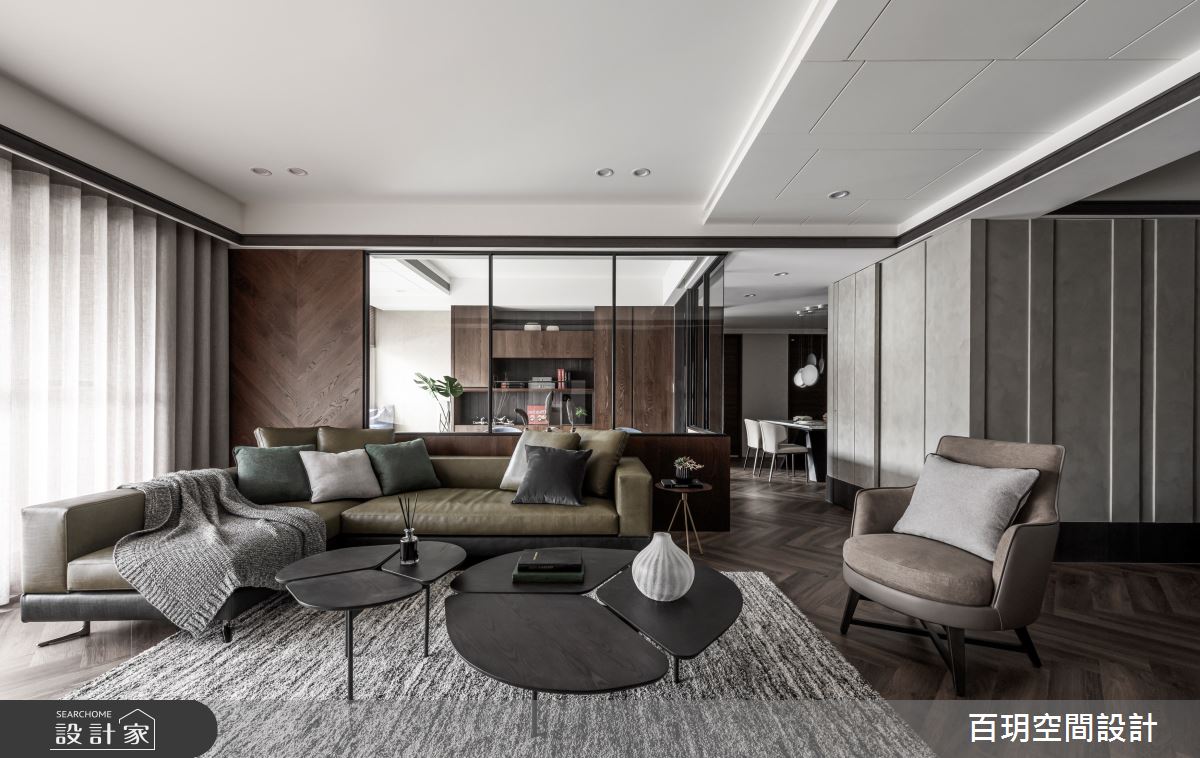 75坪新成屋(5年以下)＿人文禪風客廳案例圖片＿百玥空間設計＿百玥_石溯心境之7