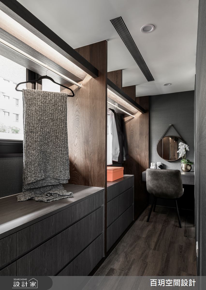 75坪新成屋(5年以下)＿人文禪風更衣間案例圖片＿百玥空間設計＿百玥_石溯心境之18