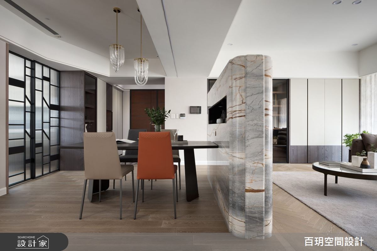 65坪新成屋(5年以下)＿現代風餐廳案例圖片＿百玥空間設計＿百玥_金盞  花之8