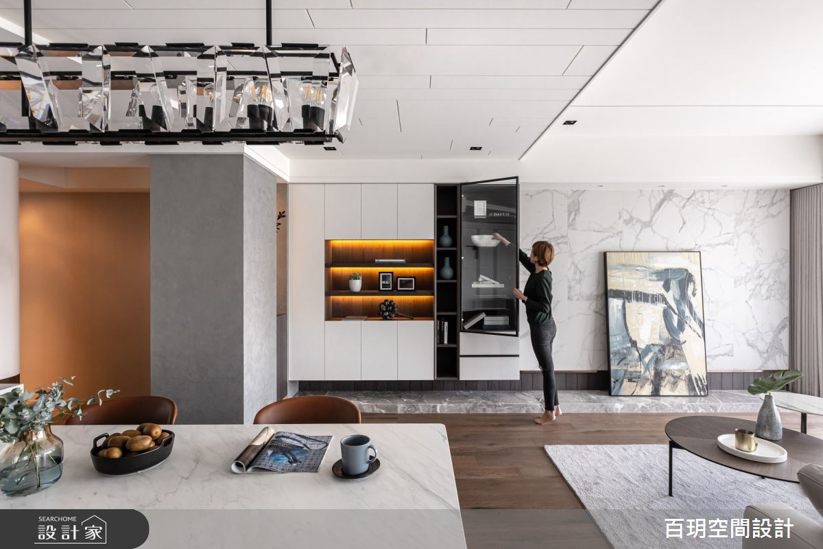 89坪新成屋(5年以下)＿現代風客廳餐廳案例圖片＿百玥空間設計＿百玥_朗之5