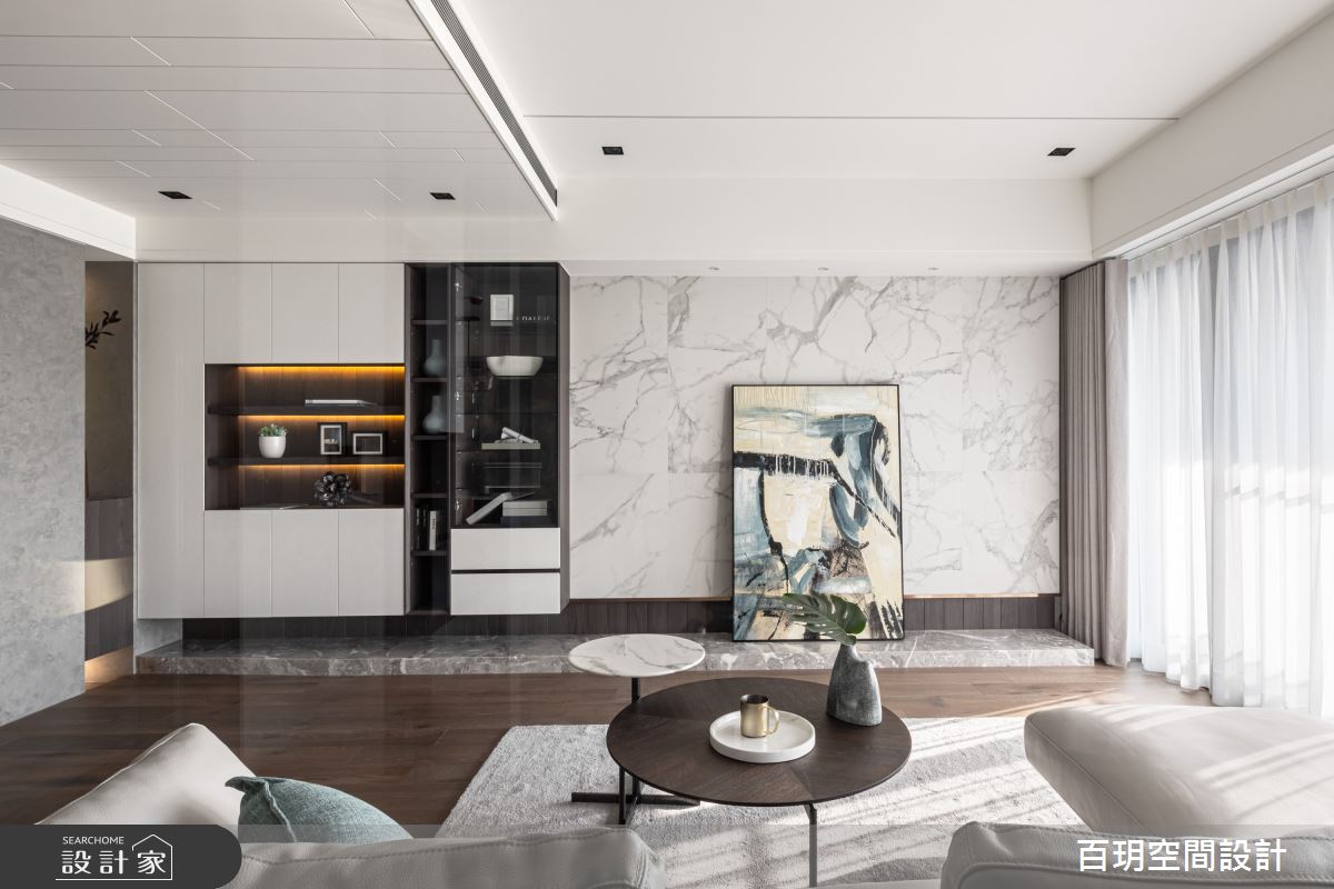 89坪新成屋(5年以下)＿現代風客廳案例圖片＿百玥空間設計＿百玥_朗之6