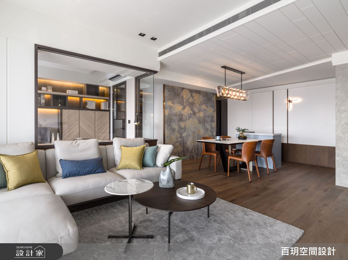89坪新成屋(5年以下)＿現代風客廳餐廳案例圖片＿百玥空間設計＿百玥_朗之8