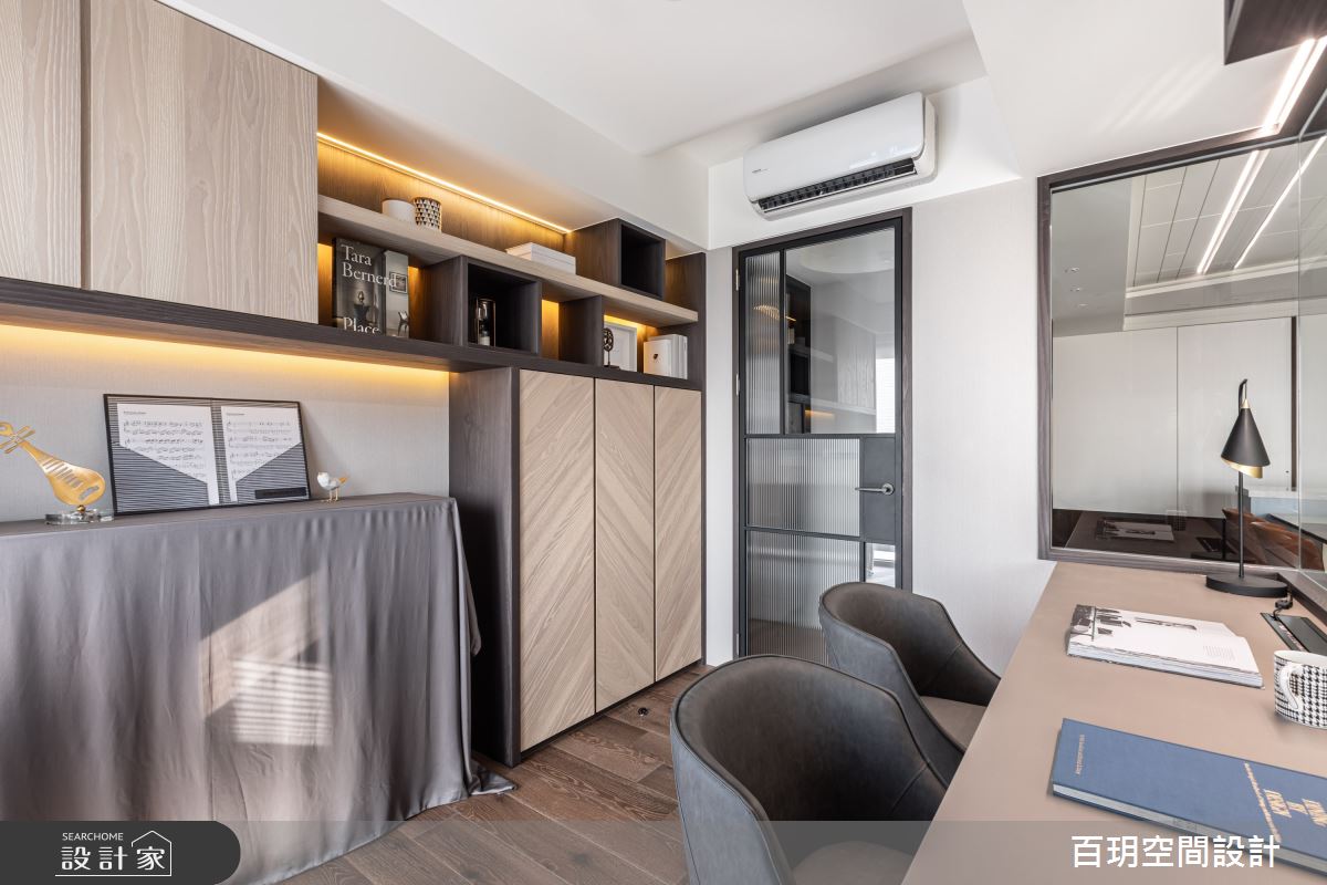 89坪新成屋(5年以下)＿現代風書房案例圖片＿百玥空間設計＿百玥_朗之13