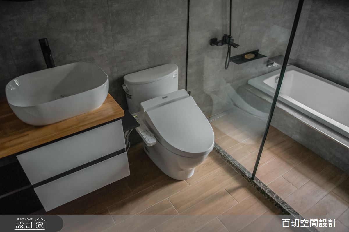 77坪新成屋(5年以下)＿現代風浴室案例圖片＿百玥空間設計＿百玥_杏花開之14