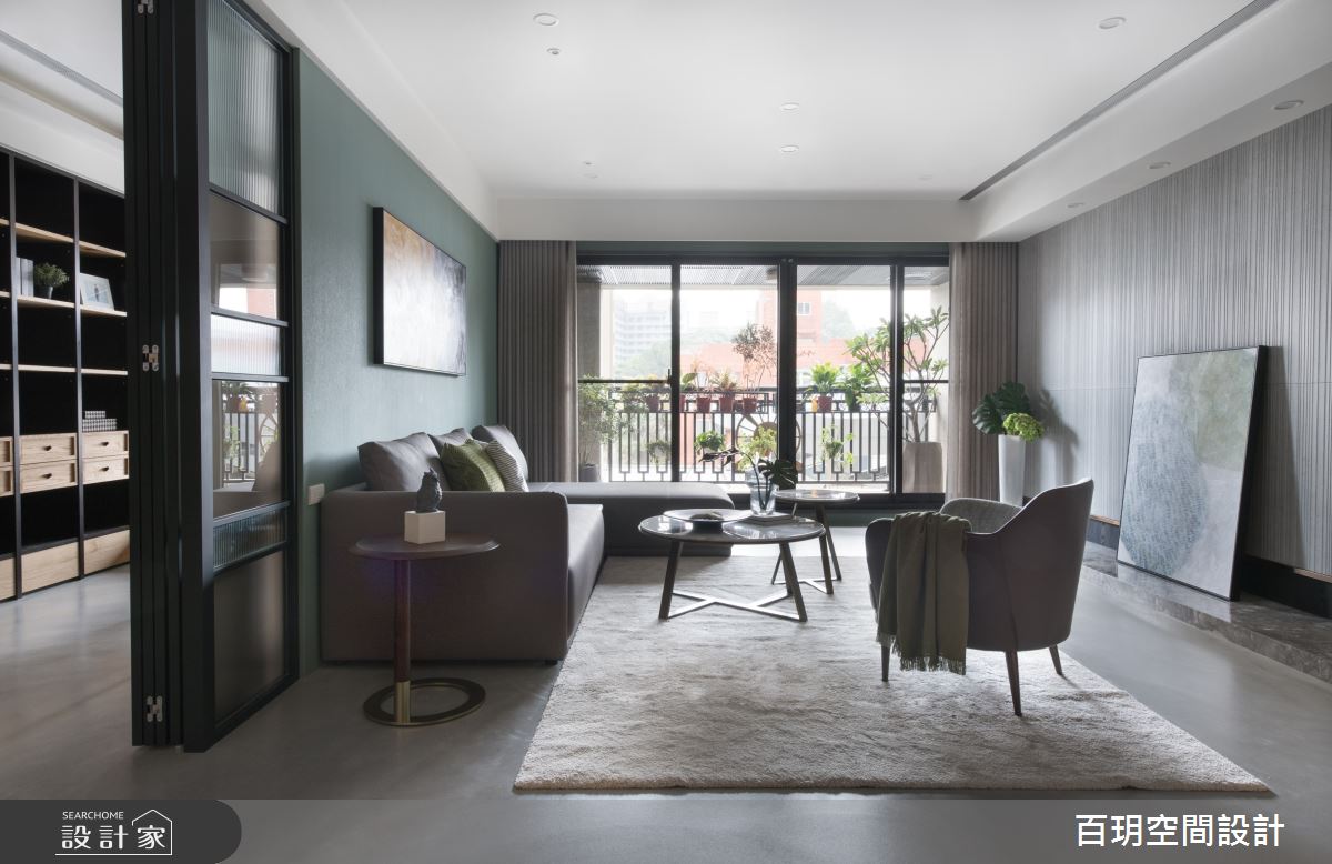 75坪新成屋(5年以下)＿人文禪風客廳案例圖片＿百玥空間設計＿百玥_翡翠檸檬之5