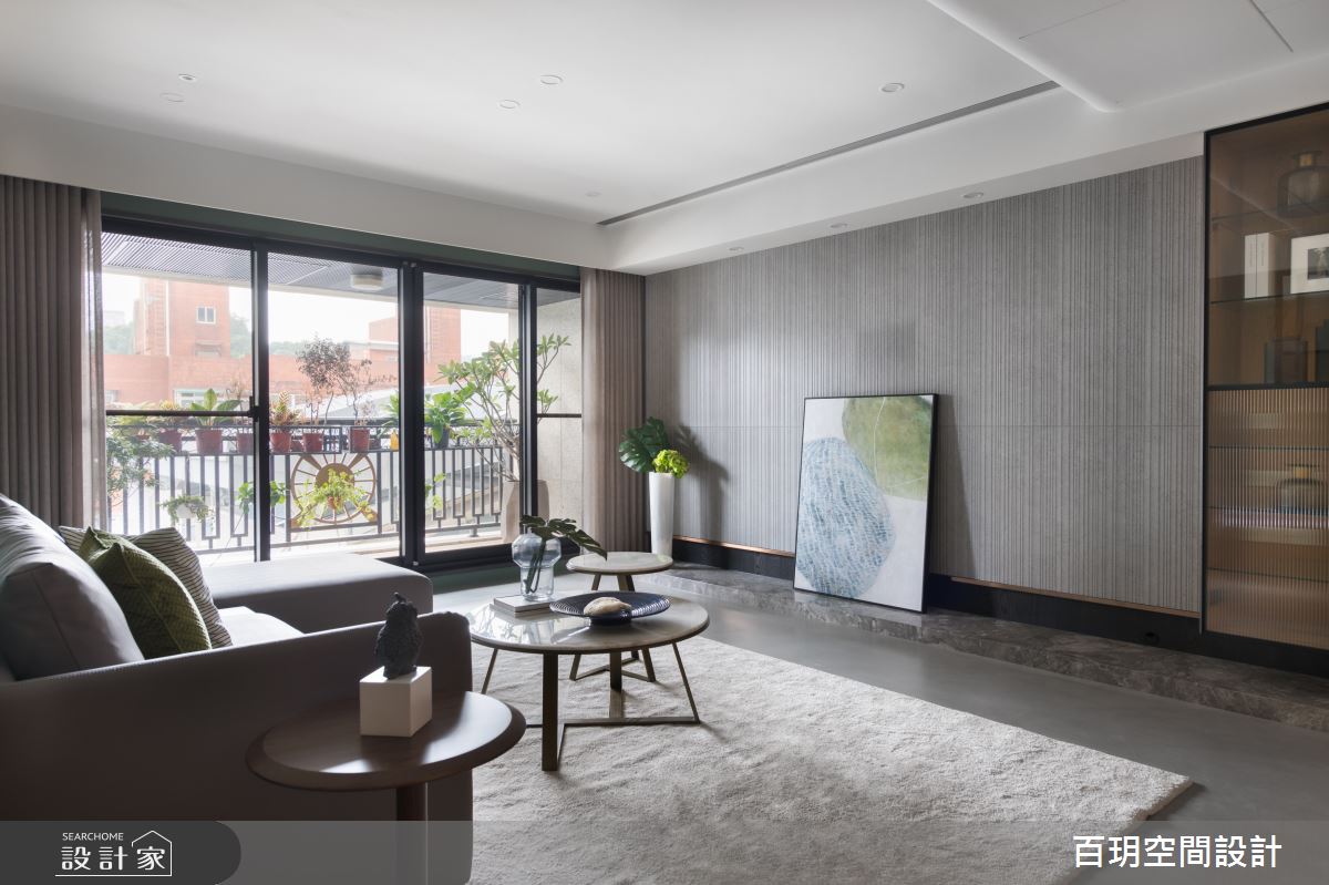75坪新成屋(5年以下)＿人文禪風客廳案例圖片＿百玥空間設計＿百玥_翡翠檸檬之6