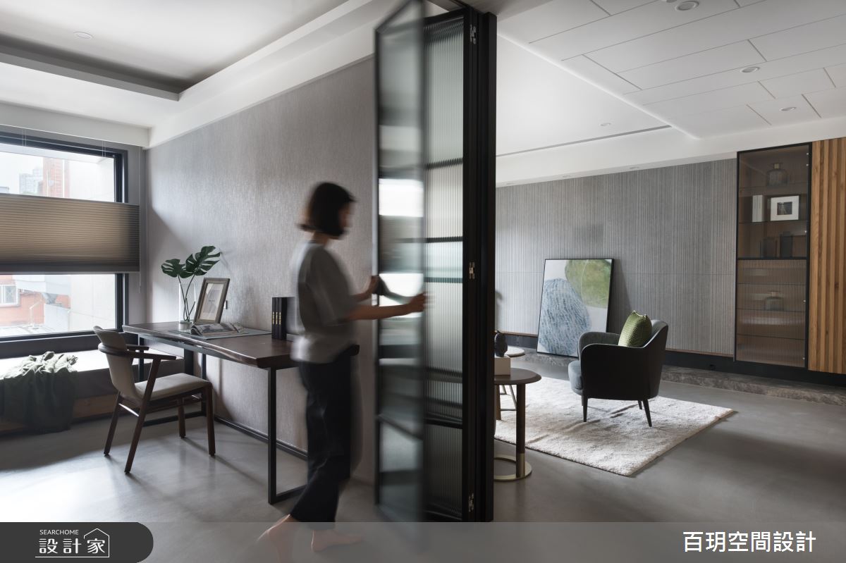 75坪新成屋(5年以下)＿人文禪風客廳書房案例圖片＿百玥空間設計＿百玥_翡翠檸檬之13