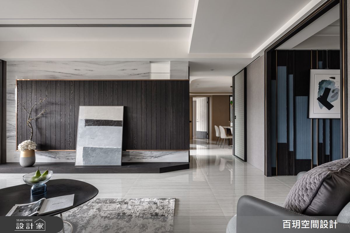 75坪新成屋(5年以下)＿簡約風客廳案例圖片＿百玥空間設計＿百玥_迷迭香之5