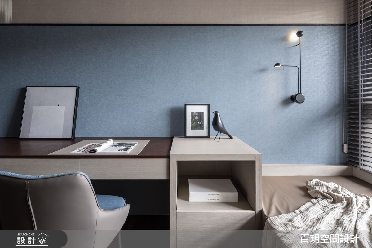 75坪新成屋(5年以下)＿簡約風書房臥榻案例圖片＿百玥空間設計＿百玥_迷迭香之11