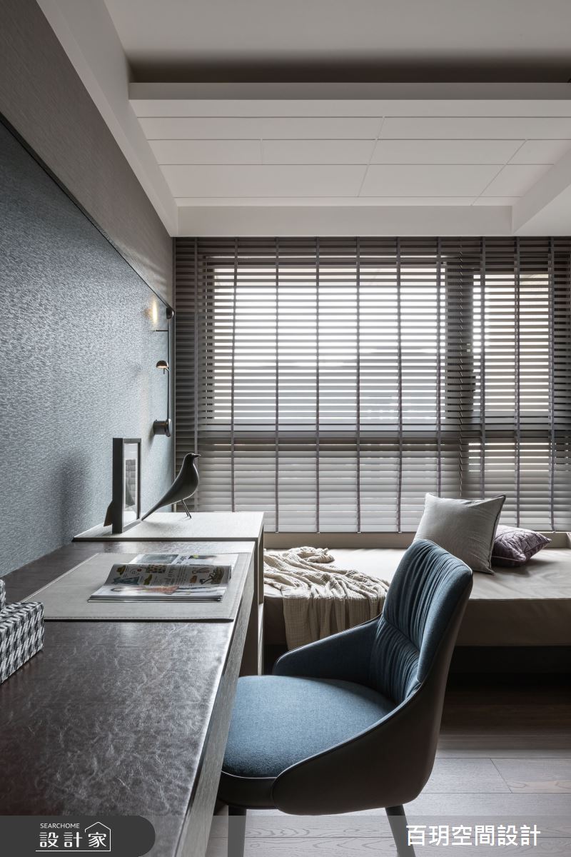 75坪新成屋(5年以下)＿簡約風書房臥榻案例圖片＿百玥空間設計＿百玥_迷迭香之12