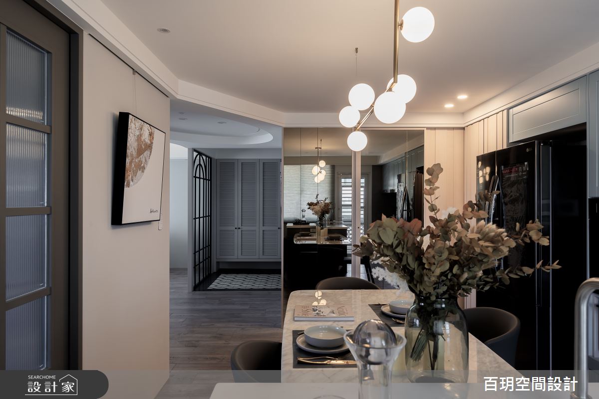 53坪老屋(16~30年)＿現代風餐廳廚房中島案例圖片＿百玥空間設計＿百玥_A.JAZZ之11