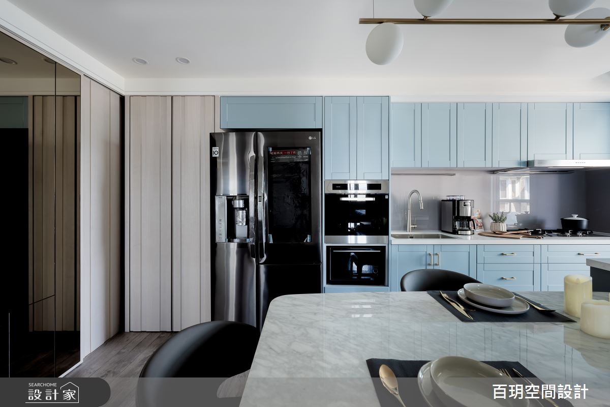53坪老屋(16~30年)＿現代風餐廳廚房中島案例圖片＿百玥空間設計＿百玥_A.JAZZ之12