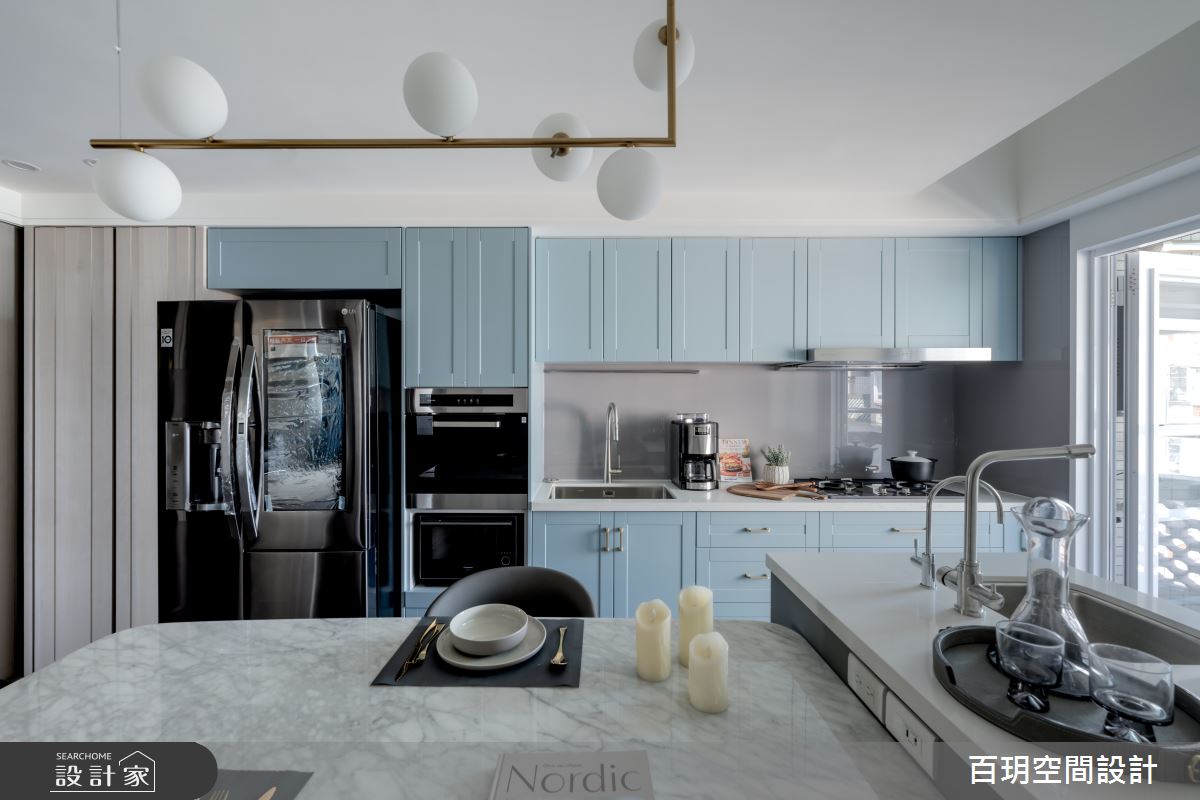 53坪老屋(16~30年)＿現代風餐廳廚房中島案例圖片＿百玥空間設計＿百玥_A.JAZZ之13