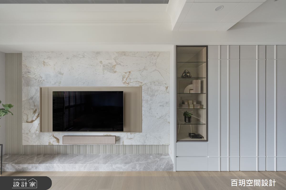 72坪新成屋(5年以下)＿混搭風客廳案例圖片＿百玥空間設計＿百玥_白色檸檬之3