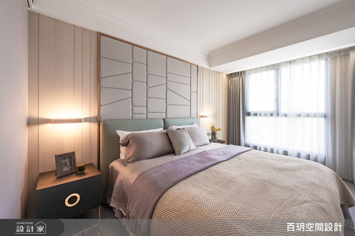 61坪新成屋(5年以下)＿現代風臥室案例圖片＿百玥空間設計＿百玥_輕.桂妃之5