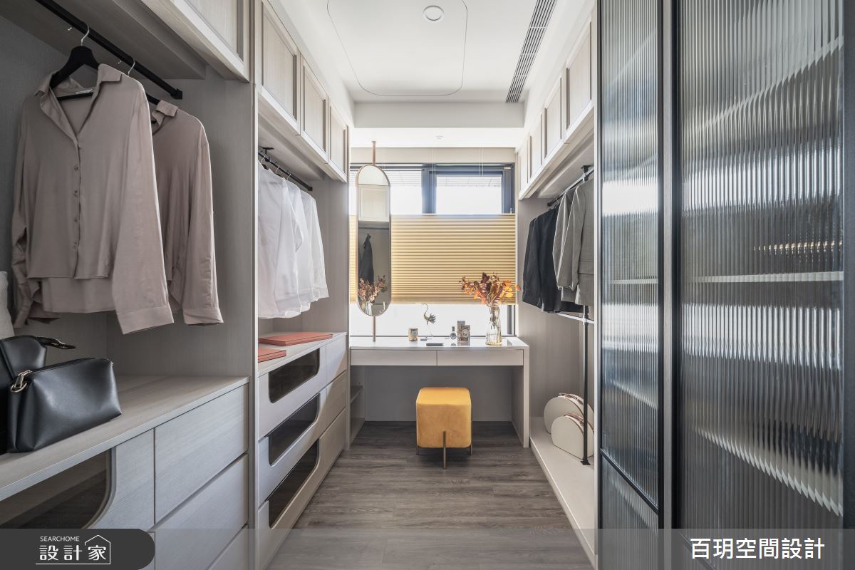 61坪新成屋(5年以下)＿現代風更衣間案例圖片＿百玥空間設計＿百玥_輕.桂妃之11