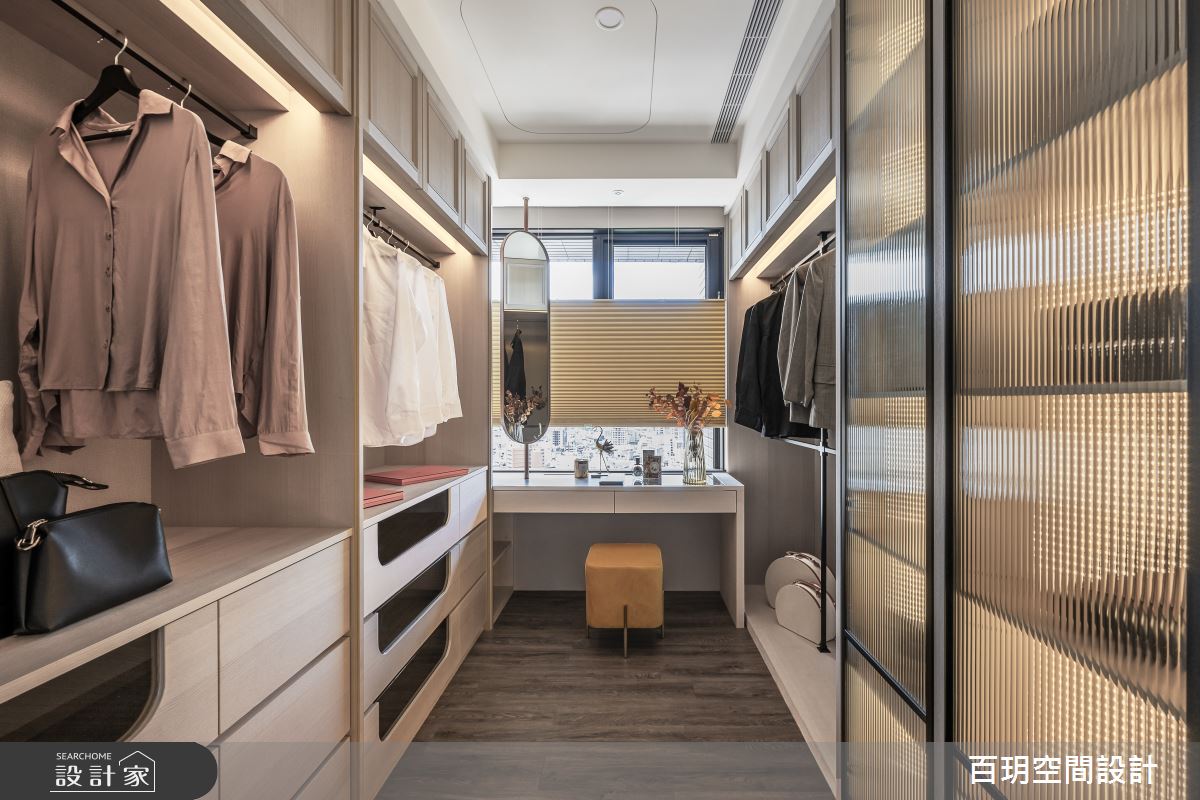61坪新成屋(5年以下)＿現代風更衣間案例圖片＿百玥空間設計＿百玥_輕.桂妃之12