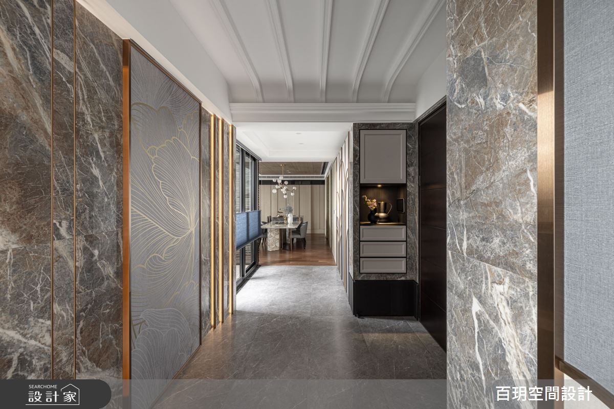 103坪新成屋(5年以下)＿現代風玄關走廊案例圖片＿百玥空間設計＿百玥_禧之2