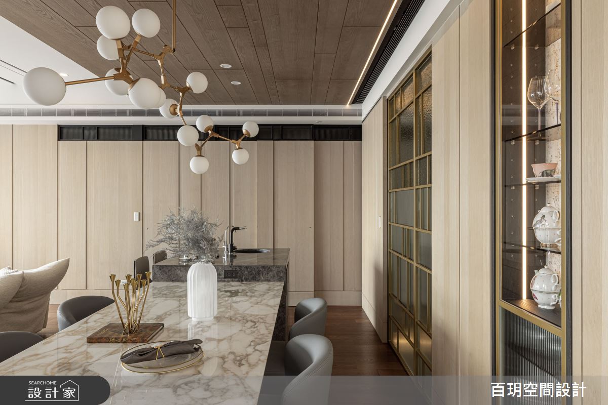 103坪新成屋(5年以下)＿現代風餐廳案例圖片＿百玥空間設計＿百玥_禧之7
