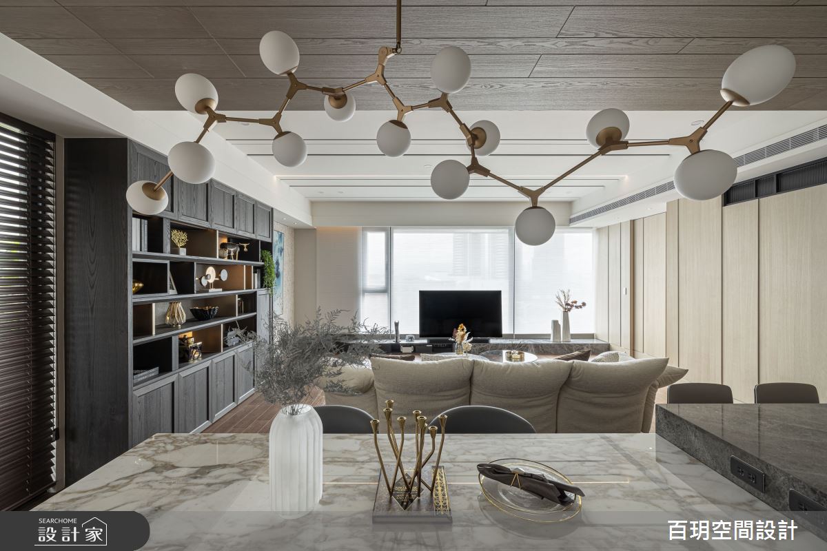 103坪新成屋(5年以下)＿現代風客廳餐廳案例圖片＿百玥空間設計＿百玥_禧之12
