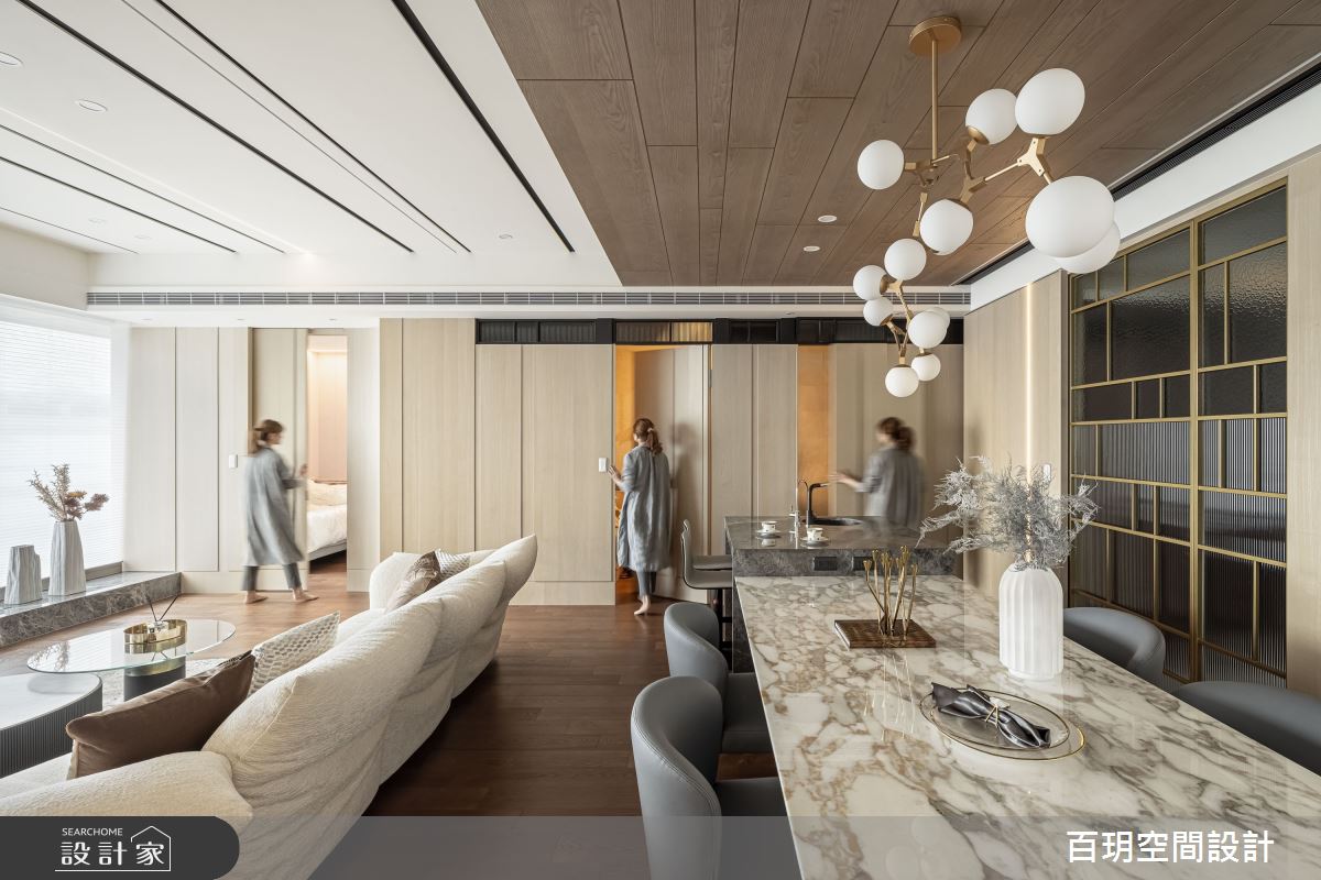 103坪新成屋(5年以下)＿現代風客廳餐廳案例圖片＿百玥空間設計＿百玥_禧之8