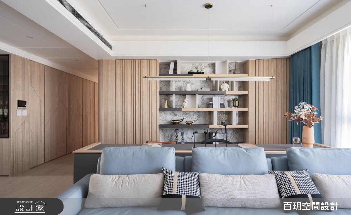 108坪新成屋(5年以下)＿現代風客廳書房工作區案例圖片＿百玥空間設計＿百玥_山嵐之6