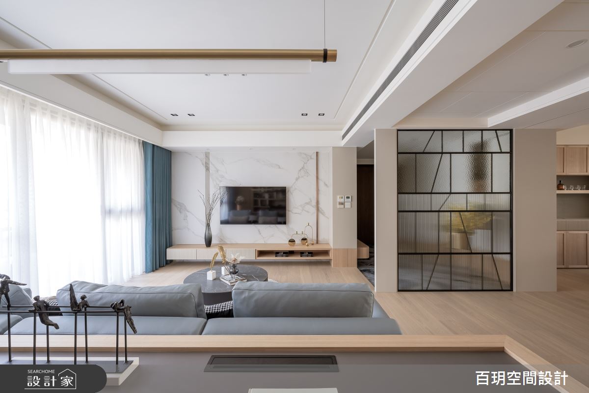 108坪新成屋(5年以下)＿現代風客廳書房案例圖片＿百玥空間設計＿百玥_山嵐之7