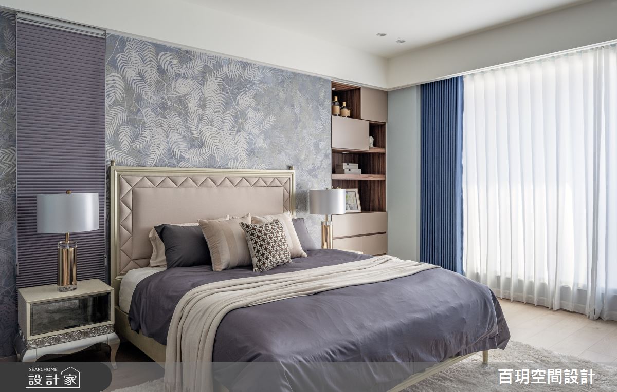 138坪新成屋(5年以下)＿混搭風臥室案例圖片＿百玥空間設計＿百玥_蘭心花之18