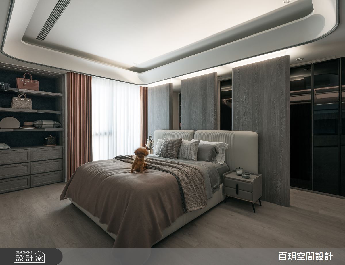 138坪新成屋(5年以下)＿混搭風臥室案例圖片＿百玥空間設計＿百玥_蘭心花之13