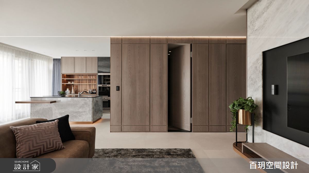 136坪新成屋(5年以下)＿現代風客廳案例圖片＿百玥空間設計＿百玥_高帽紳士之8